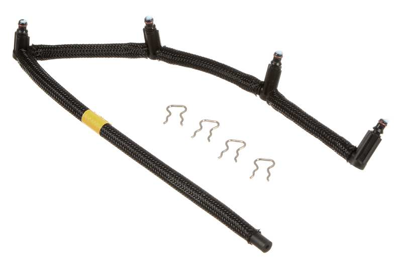 Fuel overflow pipe